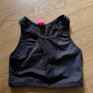 Women’s Black High-Neck Sports Bralette la senza